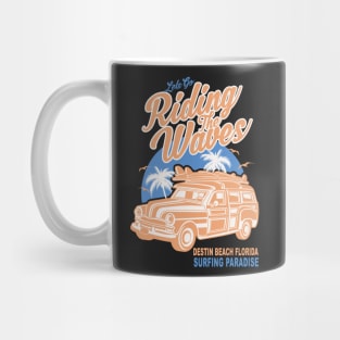 Destin Beach Florida Surfing Paradise Mug